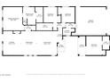 Detailed floor plan showcasing the layout and dimensions of the property at 2612 Tullamore Creek Ln, Laughlin, NV 89029