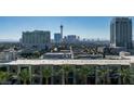 Stunning city view, featuring various downtown buildings and The Stratosphere in the background at 353 E Bonneville Ave # 289, Las Vegas, NV 89101
