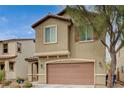 Attractive home featuring a two-car garage and low-maintenance landscaping at 6470 Little Harbor Ct, Las Vegas, NV 89141
