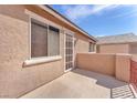 Spacious balcony overlooking the neighborhood, offering a private outdoor retreat with ample natural light at 309 Gemstone Hill Ave, North Las Vegas, NV 89031