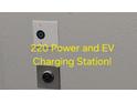 220 Power outlet and an EV charging station are in the garage at 506 Staghorn Pass Ave, Las Vegas, NV 89183