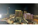 Stunning city skyline view at night showcasing brightly lit buildings and the vibrant Las Vegas cityscape at 3722 Las Vegas Blvd # 1205, Las Vegas, NV 89158
