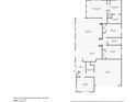 Detailed floor plan of the home showing the layout of the rooms, dimensions, and features at 6856 Council Heights Way, Las Vegas, NV 89142