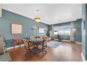 Open living room with hardwood floors, city views, and comfortable seating, perfect for relaxation at 150 Las Vegas Blvd # 1004, Las Vegas, NV 89101