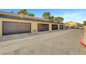 Row of private garages offering convenient parking for residents at 3261 Ennis Ct, Las Vegas, NV 89121