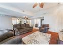 Comfortable living room with neutral color scheme and plush seating arrangement at 3994 Ridgewood Ave, Las Vegas, NV 89120