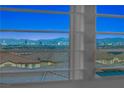 Stunning city view from window with Las Vegas skyline and mountains at 4576 Amazing View St, Las Vegas, NV 89129