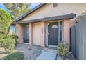 Lovely single-story home with inviting front entry and secure gate at 501 Starfire Pl, Las Vegas, NV 89107