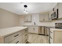 Modern kitchen featuring stainless steel appliances, countertops, and ample cabinet storage at 1804 David Ave, Las Vegas, NV 89101