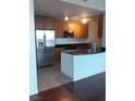 Modern kitchen with stainless steel appliances, granite countertops, and ample cabinet space at 200 W Sahara Ave # 3412, Las Vegas, NV 89102