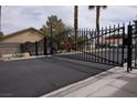 View of the community gate that leads into the exclusive Paloma Estates neighborhood at 2111 Loro Ct, Las Vegas, NV 89117