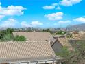 A Las Vegas city view from an elevated vantage point on a clear day at 2682 Korea Ct, Henderson, NV 89052