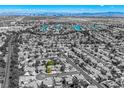 Scenic aerial view of the neighborhood, showcasing the home's location at 2812 Shadow Creek Cir, Las Vegas, NV 89117