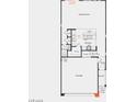 Floor plan featuring a great room, kitchen, powder room, pantry, garage, and entry porch at 9989 River Corral St, Las Vegas, NV 89166