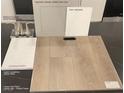 Bathroom design selection showcasing luxury vinyl plank and glyde brushed nickel bathroom faucet at 10038 Indy Rey Ct, Las Vegas, NV 89148