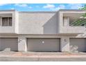 Attached garage provides convenient parking and extra storage space for residents at 5526 Orchard Ln # 0, Las Vegas, NV 89110