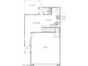 Open-concept floor plan features a spacious kitchen, Gathering room, optional patio, and convenient powder room at 1644 Square Fields St, Las Vegas, NV 89115