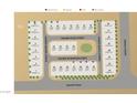 Community map of the neighborhood featuring lot outlines, street names and associated square footage at 1664 Square Fields St, Las Vegas, NV 89115