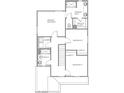 Layout of home's second floor featuring the primary bedroom, bath, laundry and bedrooms 3 & 4 at 1664 Square Fields St, Las Vegas, NV 89115