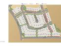 Community map showing lot locations and street names within the neighborhood at 375 Silva Place Pl, Henderson, NV 89011