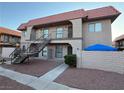 Multi-Gathering building with exterior stairs and decorative red tile roof at 4300 N Lamont St # 225, Las Vegas, NV 89115