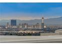 Breathtaking Las Vegas skyline view featuring iconic landmarks and distant mountains at 746 Horizon Canyon Dr, Henderson, NV 89052