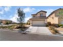 Charming two-story home with desert landscaping and a two-car garage at 2739 Cramond St, Henderson, NV 89044