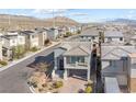 New construction homes in the Mountain View neighborhood with desert landscaping at 10830 Space Odyssey Ave, Las Vegas, NV 89129