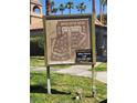 Exterior view of the community map with contact information at 230 Mission Catalina Ln # 204, Las Vegas, NV 89107