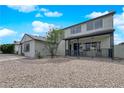 Attractive home featuring a covered porch and gravel front yard at 2761 Phoenix St, Las Vegas, NV 89121