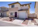 Charming two-story home with a well-maintained front yard and attached garage at 5135 Paradise Valley Ave, Las Vegas, NV 89156