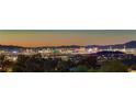 Panoramic view of the Las Vegas strip and the mountains at dusk at 261 Crimson Edge St, Henderson, NV 89012