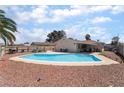 Backyard featuring a refreshing private pool perfect for relaxation and entertainment at 4786 San Rafael Ave, Las Vegas, NV 89120
