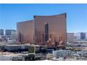 A stunning Las Vegas skyline featuring Encore with its reflective, curved facade at 2877 Paradise Rd # 2502, Las Vegas, NV 89109