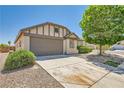 Inviting single-story home with a two-car garage, tidy landscaping, and a spacious driveway at 8141 Guava Nectar Ave, Las Vegas, NV 89131