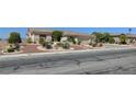 Attractive single-story house with low maintenance landscaping and nice curb appeal at 931 Temple View Dr, Las Vegas, NV 89110