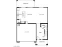 First floor layout featuring a 2-car garage, kitchen, dining room, and Gathering room at 3228 Walker River St, North Las Vegas, NV 89032