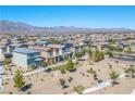 Expansive aerial view of the community showcasing the residential layout and surrounding landscape at 7323 Sunray Point St, North Las Vegas, NV 89084