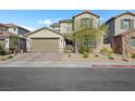 Beautiful two-story home with well-manicured landscaping at 234 Polaris Ridge Ave, Henderson, NV 89011