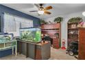Cozy office space with built-in shelving, desk, and room for a comfortable workspace at 5424 Neosho St, Las Vegas, NV 89120