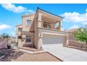 Beautiful two-story house boasting a balcony, tile roof, and a well-maintained front exterior at 6536 Castor Tree Way, Las Vegas, NV 89108