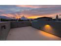 Sunset views from the rooftop deck create a peaceful outdoor space at 9050 W Tropicana Ave # 1053, Las Vegas, NV 89147