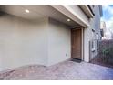 Cozy courtyard featuring brick flooring and a private entrance to the home at 11242 Almador Vista Ct, Las Vegas, NV 89135