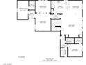 First floor floorplan showcasing the layout of rooms and spaces at 334 Shimmering Moon St, Henderson, NV 89015