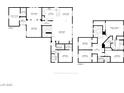 Detailed floorplan showcasing the layout of both floors of the home at 334 Shimmering Moon St, Henderson, NV 89015