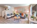 Inviting living room with neutral decor, stylish furnishings, and bright natural light at 9338 Soothing Sea St # Lot 90, Las Vegas, NV 89178