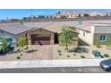 Charming home from above, featuring desert landscaping and views of the surrounding community at 10281 Sequoia Falls Pl, Las Vegas, NV 89149