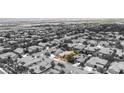Aerial view showcases this home's location in a quiet community, highlighted in color at 3483 French Daisy St, Las Vegas, NV 89135