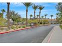 A street view in Horizons at Seven Hills featuring a manicured landscape and inviting community entrance at 950 Seven Hills Dr # 2313, Henderson, NV 89052