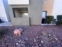 Backyard of home with rocks at 3151 Soaring Gulls Dr # 1092, Las Vegas, NV 89128